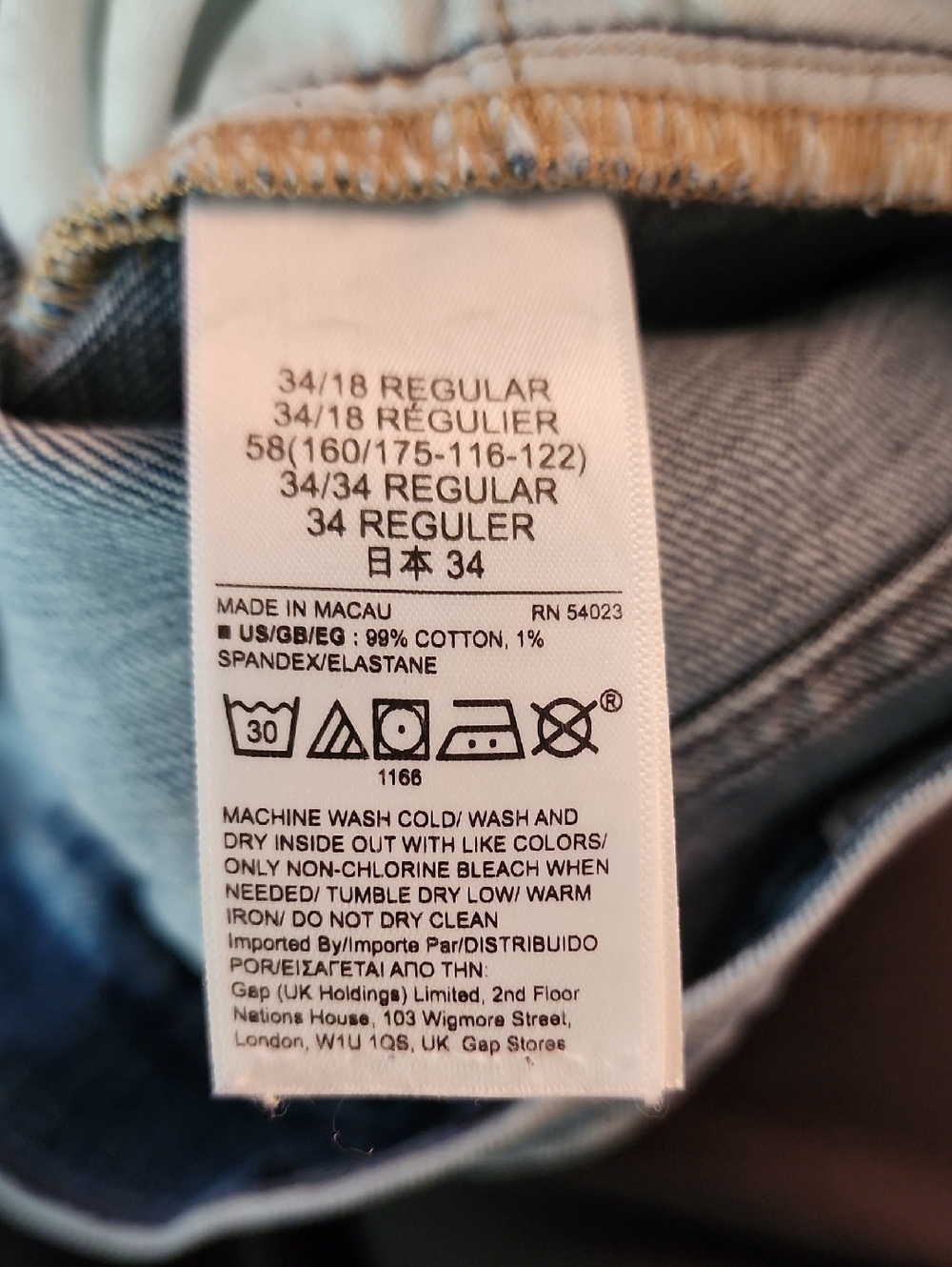 GAP Girlfriend Mid Rise Distressed Cropped Jeans - Picture 15 of 16